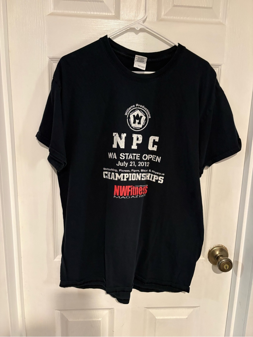 NPC WA State Open Black Championship T-Shirt